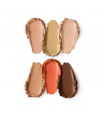 Палітра для обличчя KIKO MILANO Golden Oasis All Over Face Palette 02 Medium to Dark