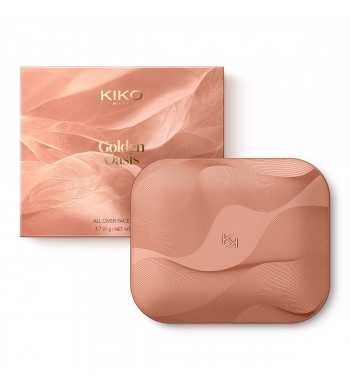Палітра для обличчя KIKO MILANO Golden Oasis All Over Face Palette 02 Medium to Dark