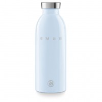 Термопляшка SMEG x 24Bottles з нержавіючої сталі, 500 мл, блакитний