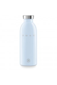 Термопляшка SMEG x 24Bottles з нержавіючої сталі, 500 мл, блакитний