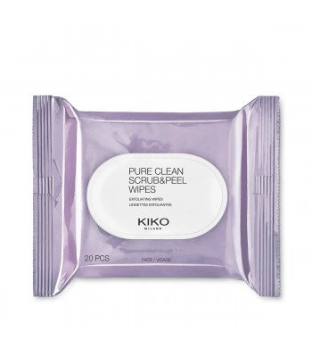 Серветки скрабуючі KIKO MILANO Pure Clean Scrub&Peel Wipes